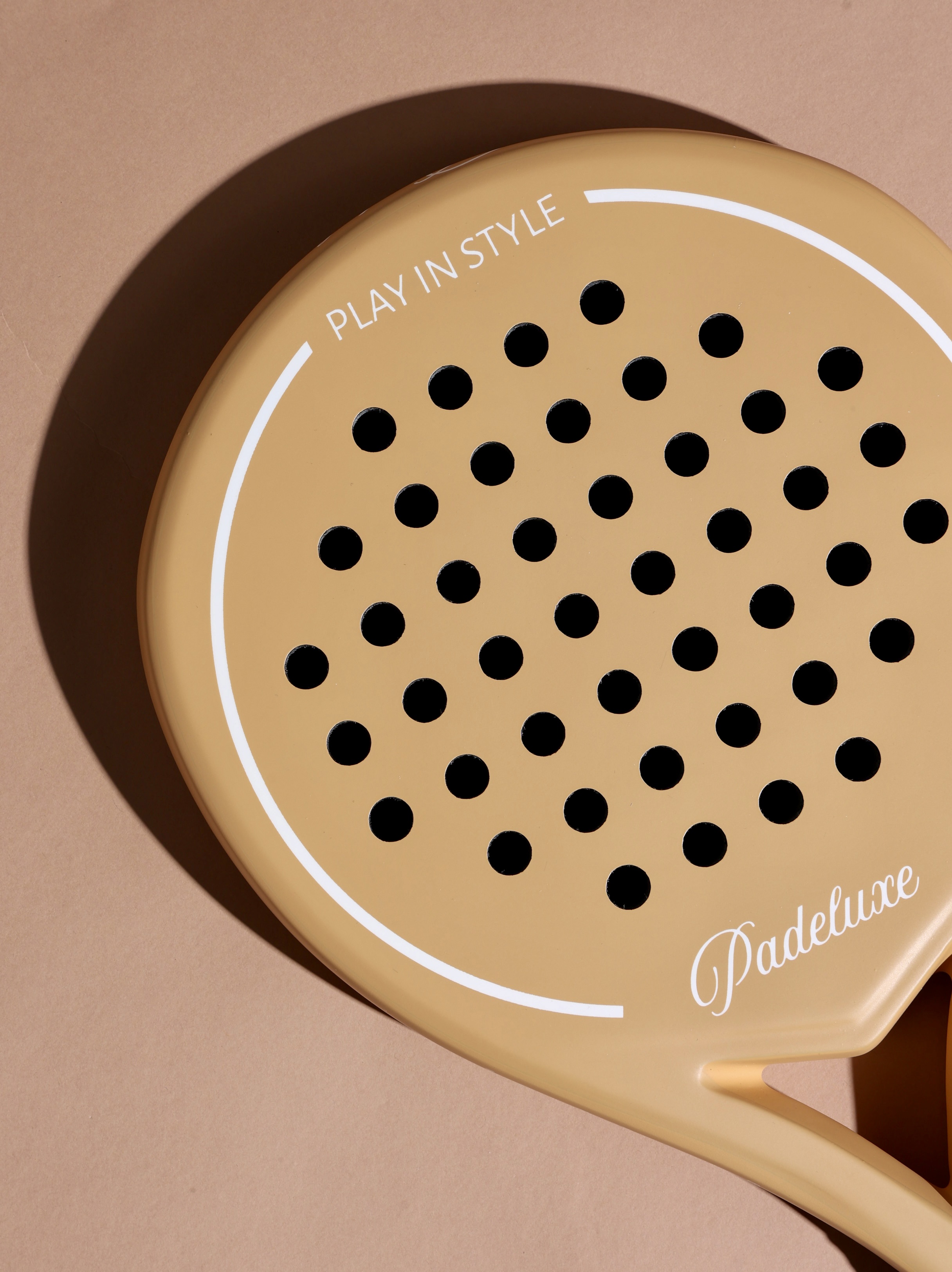 PLAY IN STYLE — SOFT BEIGE padel racket