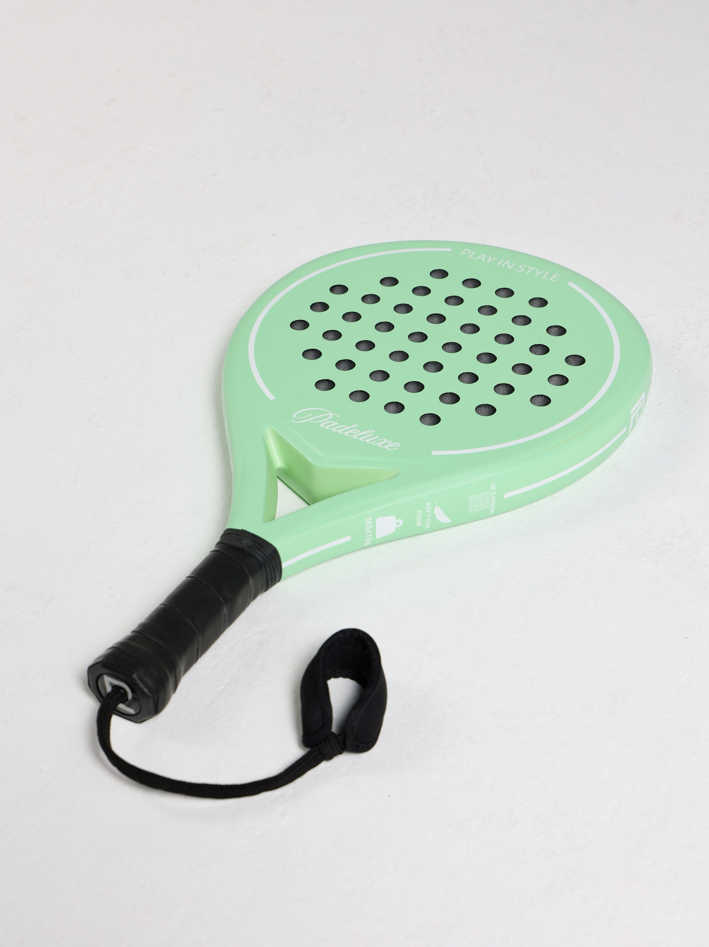 PLAY IN STYLE — MATCHA GREEN padel racket